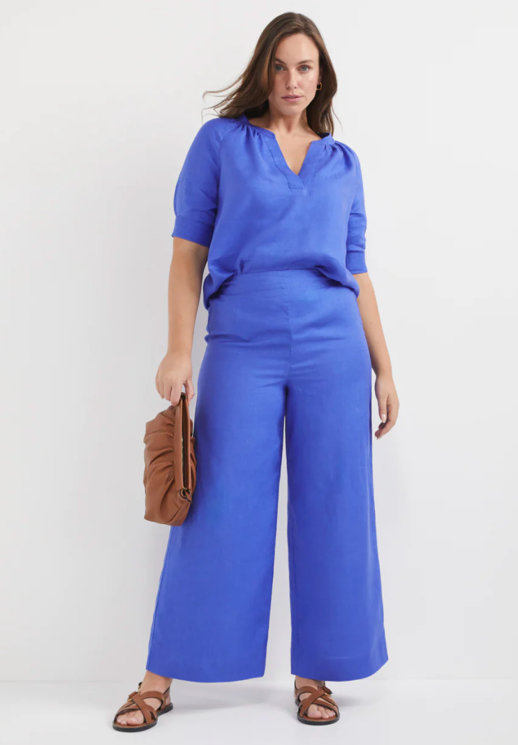 Commonry + Flat Front Linen Pants