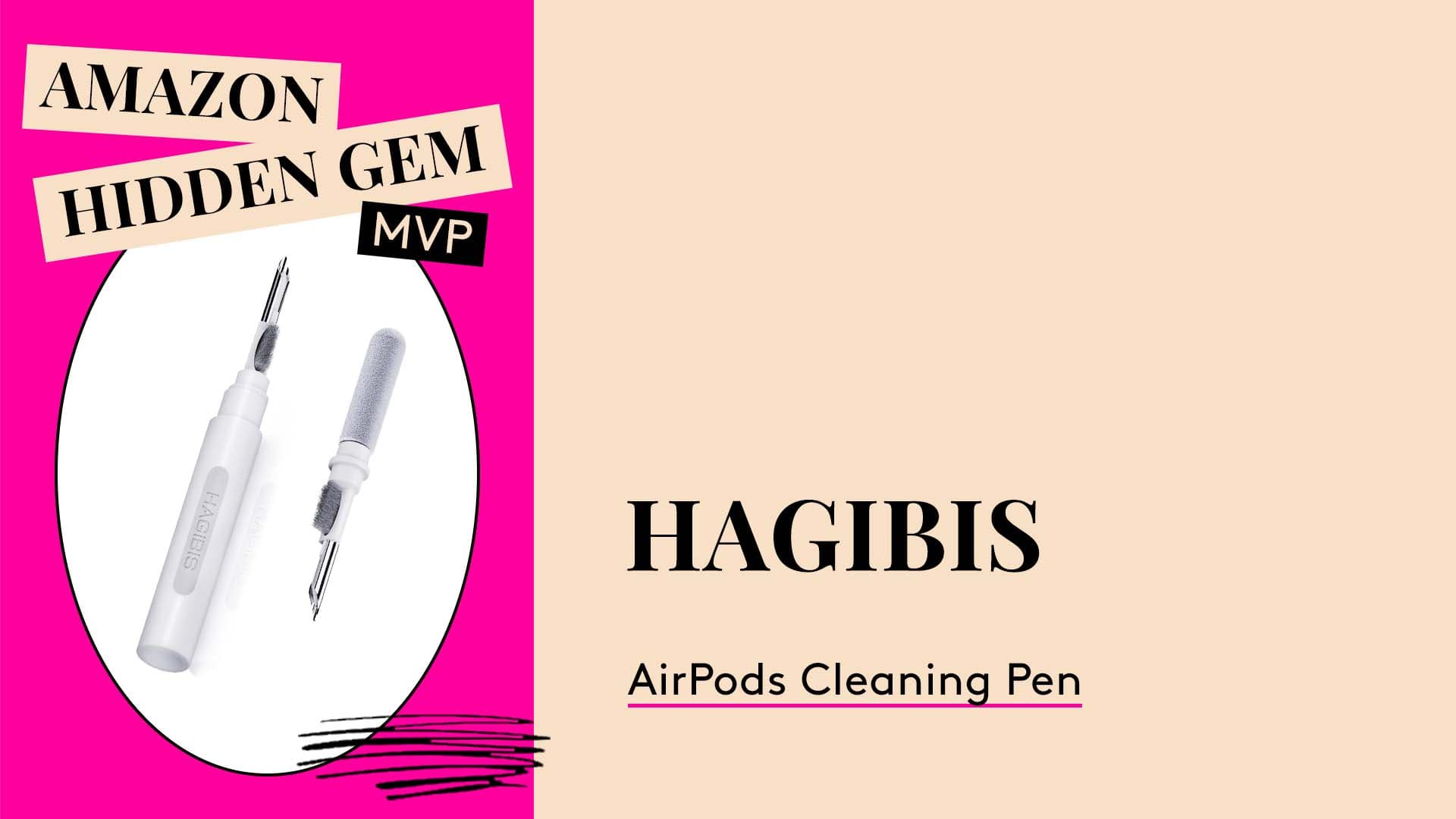 Amazon Hidden Gem MVP. Hagibis AirPods Cleaning Pen.