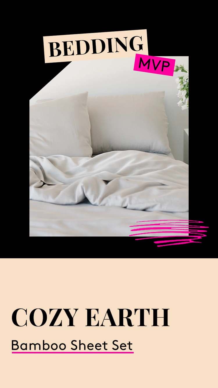 Bedding MVP. Cozy Earth Bamboo Sheet Set.