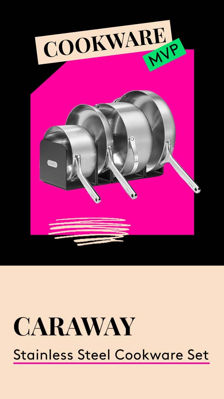 Cookware MVP. Caraway Stainless Steel Cookware Set.