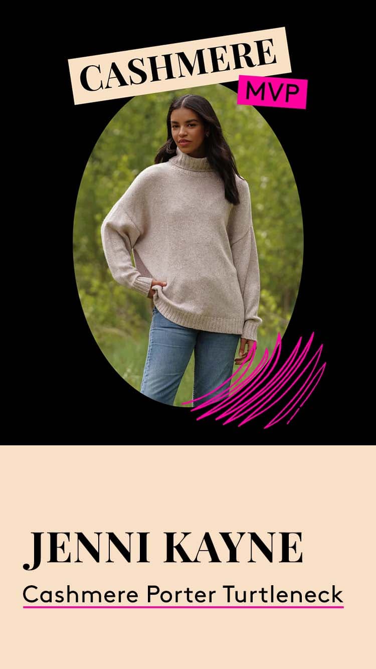 Cashmere MVP. Jenni Kayne Cashmere Porter Turtleneck.