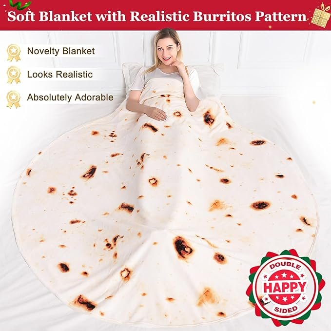 Jorbest + Burrito Tortilla Wrap Blanket