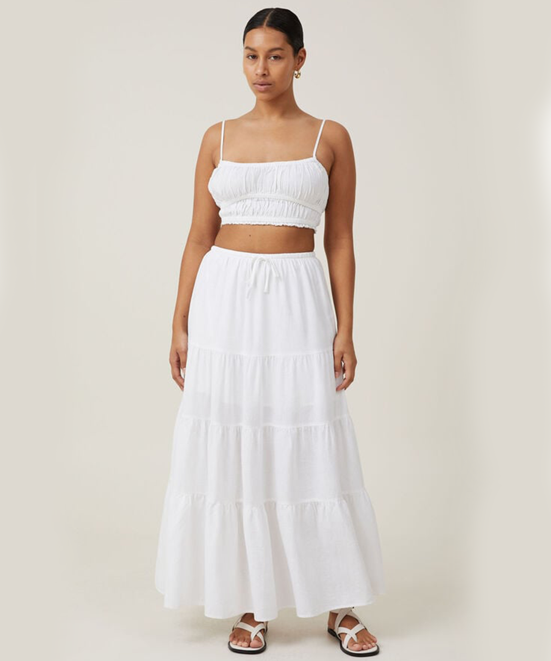 Cotton On + Haven Tiered Maxi Skirt