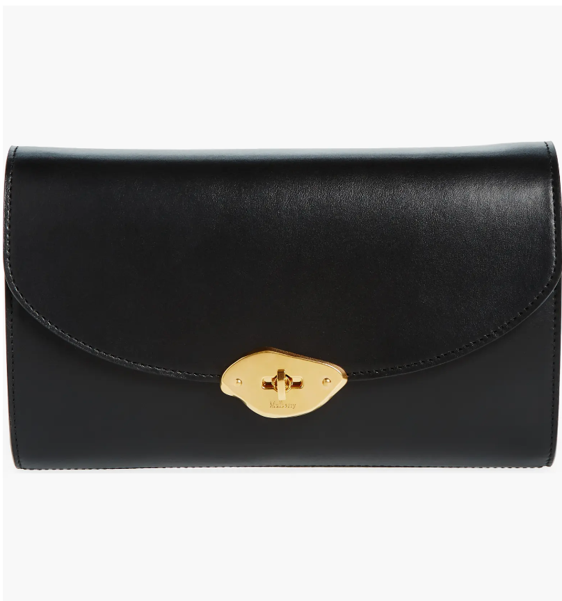 Mulberry + Lana High Gloss Leather Clutch