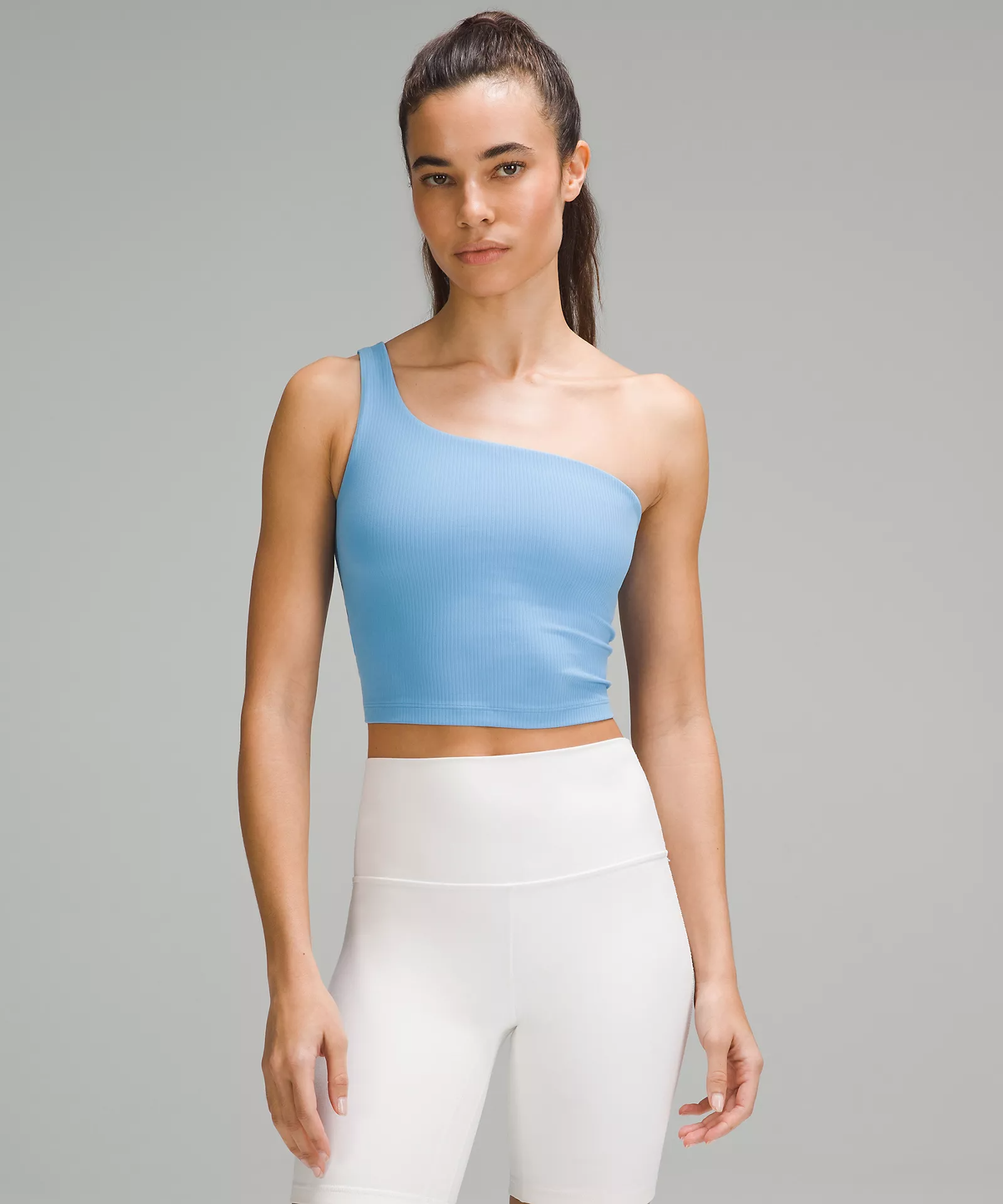 Lululemon + Ribbed Nulu Asymmetrical Yoga Tank Top