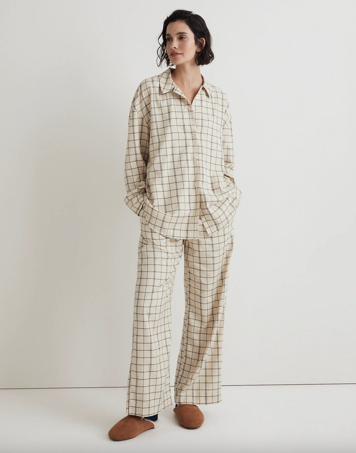 Womens flannel pajamas deals