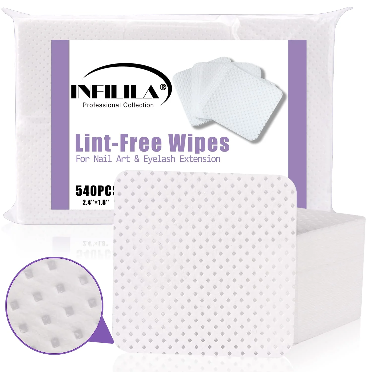 Lint Free Wipes (200) - Bonnie Nails