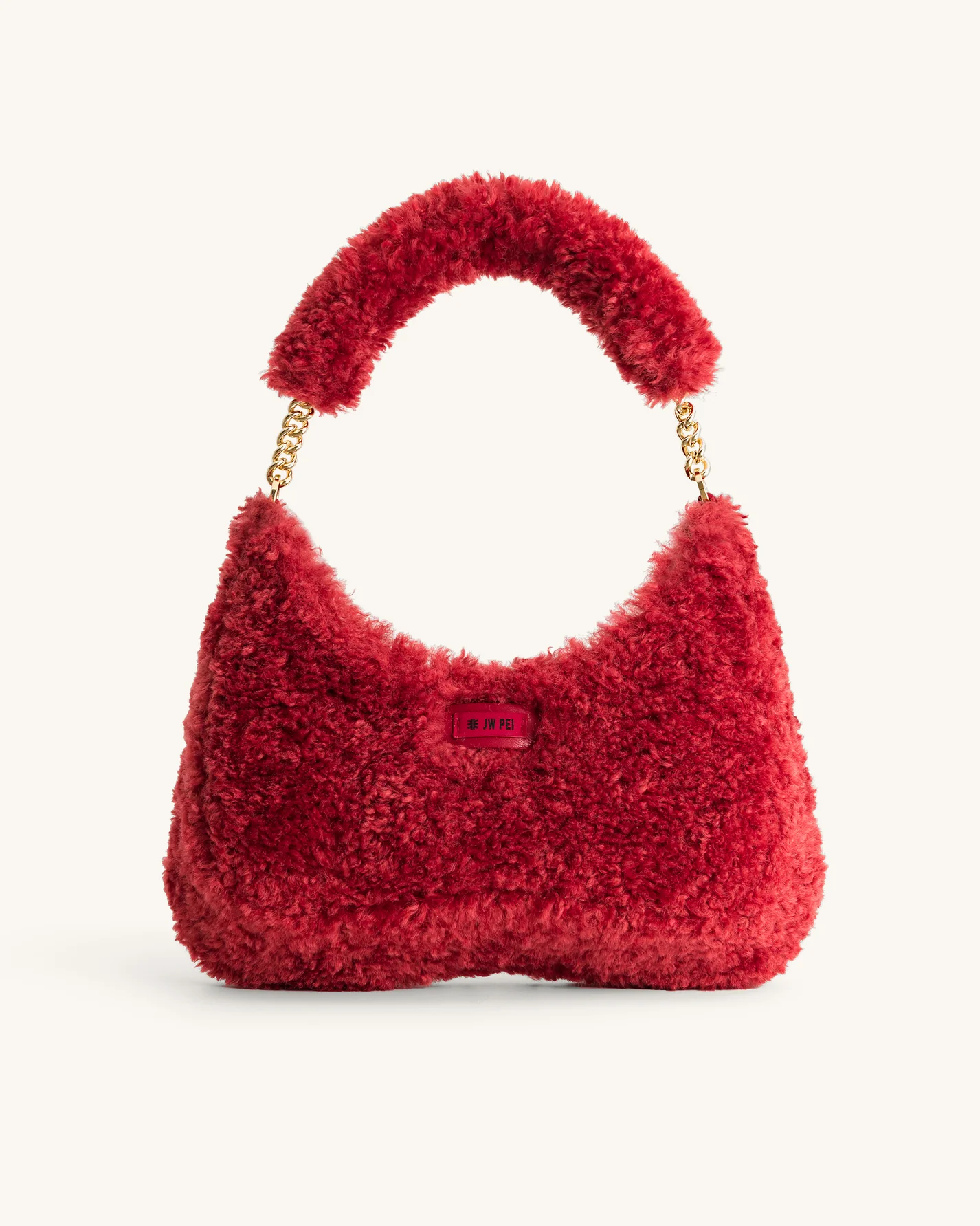 JW PEI + Ruby Faux Fur Fabric Shoulder Bag