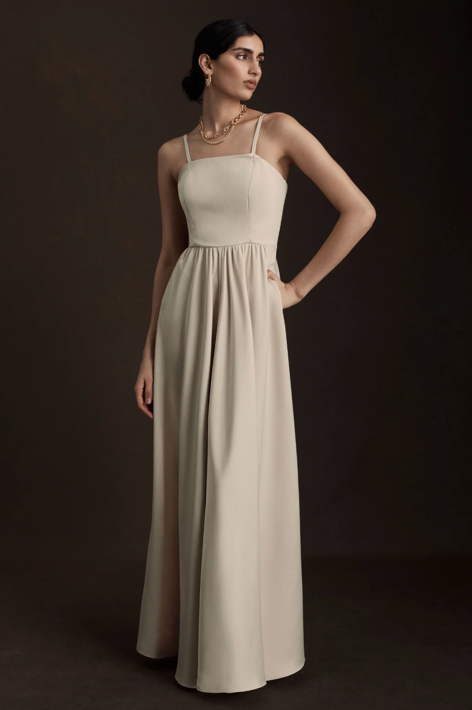 BHLDN | Dresses | Bhldn Anthropologie Navy Gorgeous Evening Gown Size 6  Brand New Perfect | Poshmark