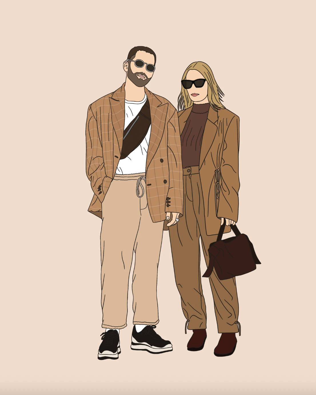SNDartDesign + Custom Faceless Minimalist Portrait