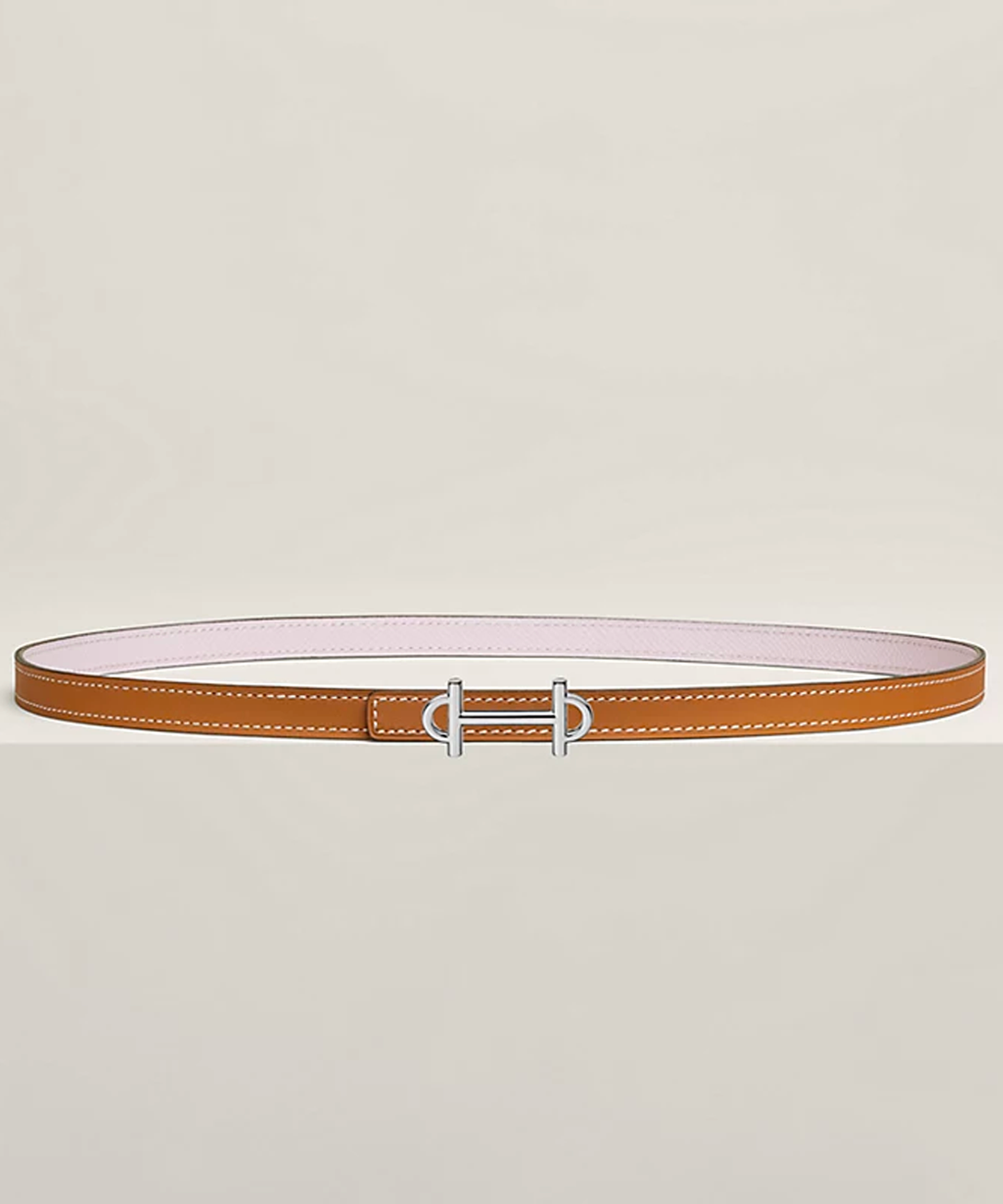 Hermès + Gamma Belt Buckle & Reversible Leather Strap