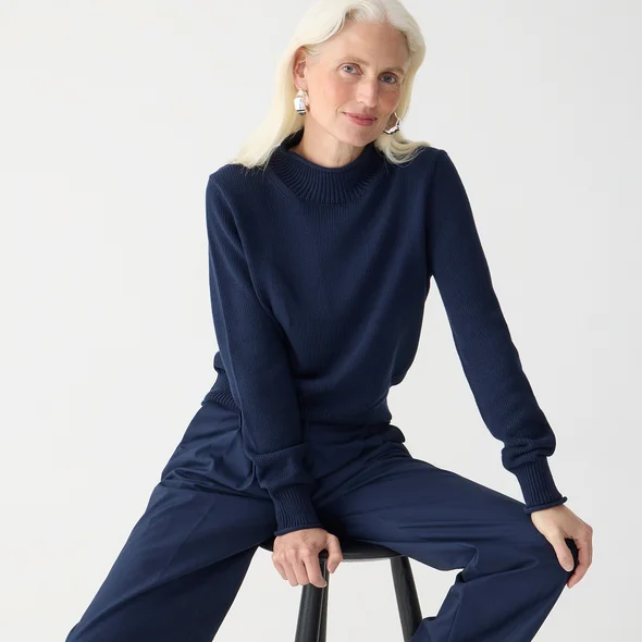 Point sur 2025 ribbed turtleneck sweater