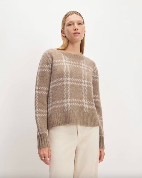 Everlane cashmere 2025 rib round crew