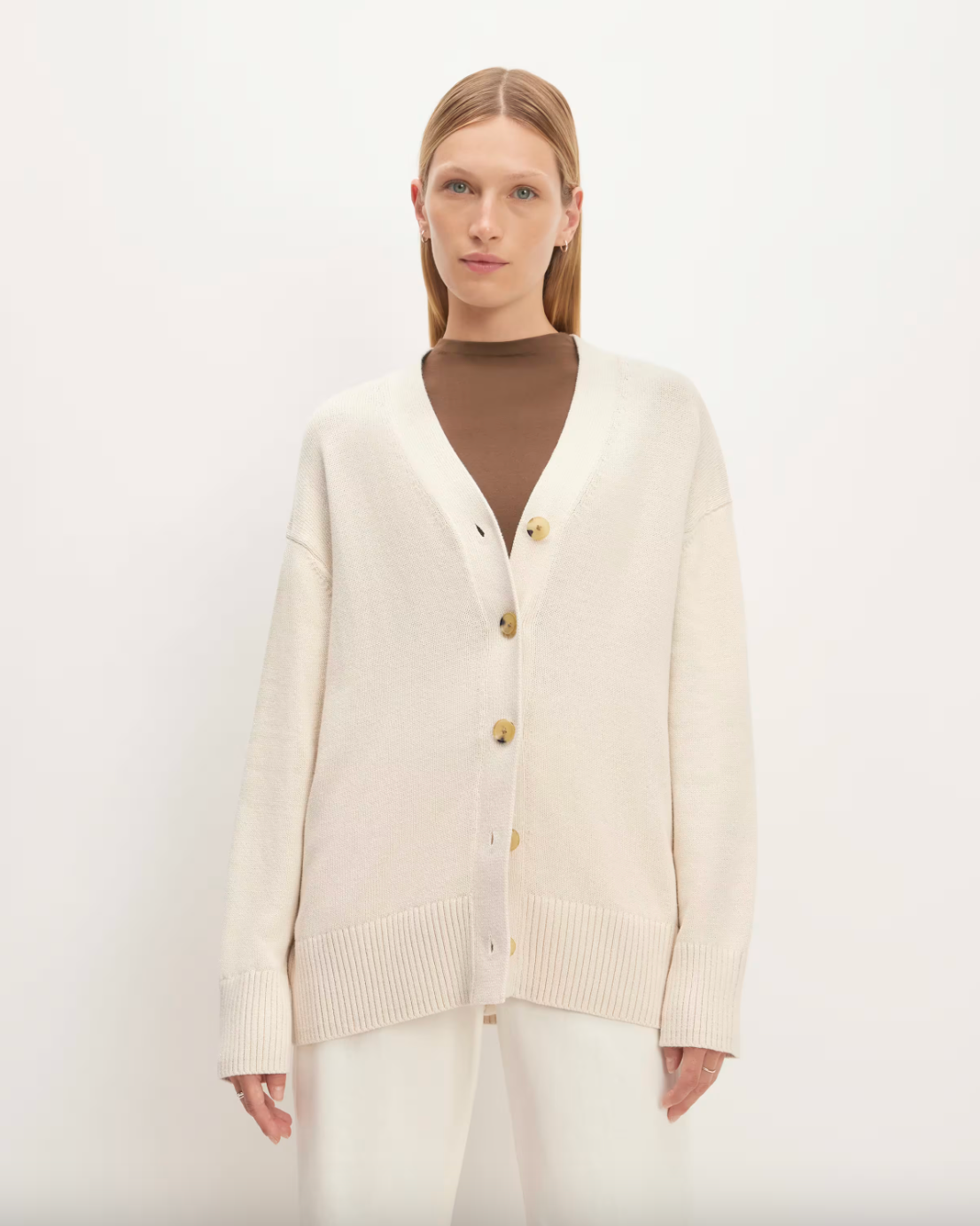Everlane + The Organic Cotton Cardigan