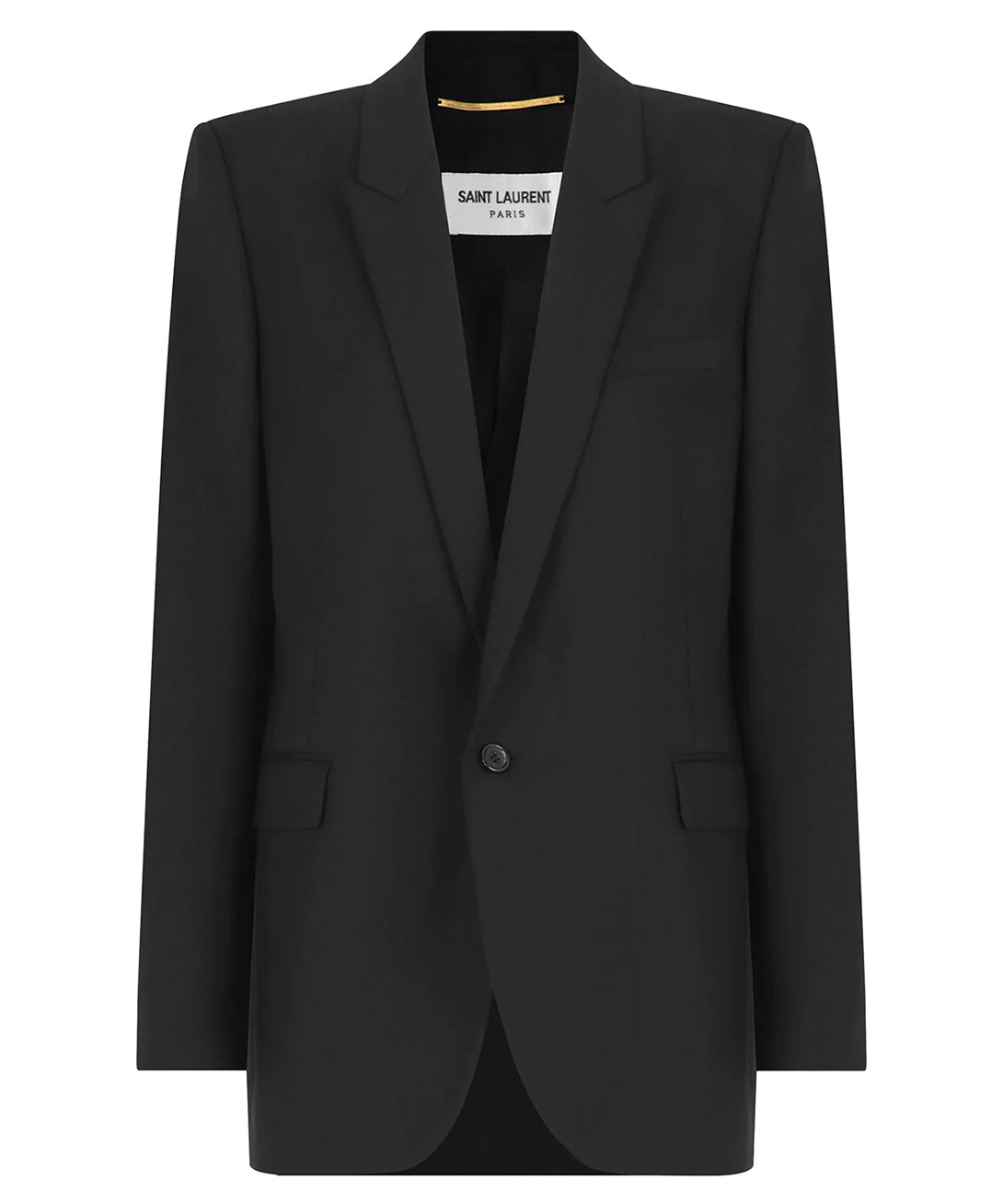 Saint Laurent + Single Breasted Tube Blazer