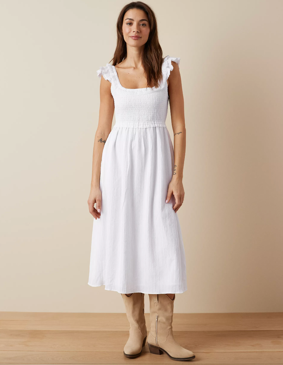 American Eagle Button Front Midi Dress White The 18 Best White