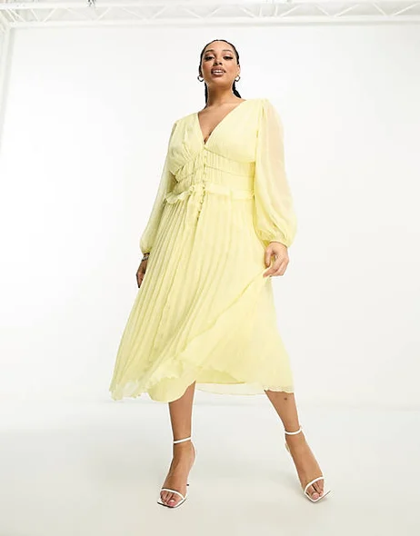 Monochrome bow sales twist midi dress