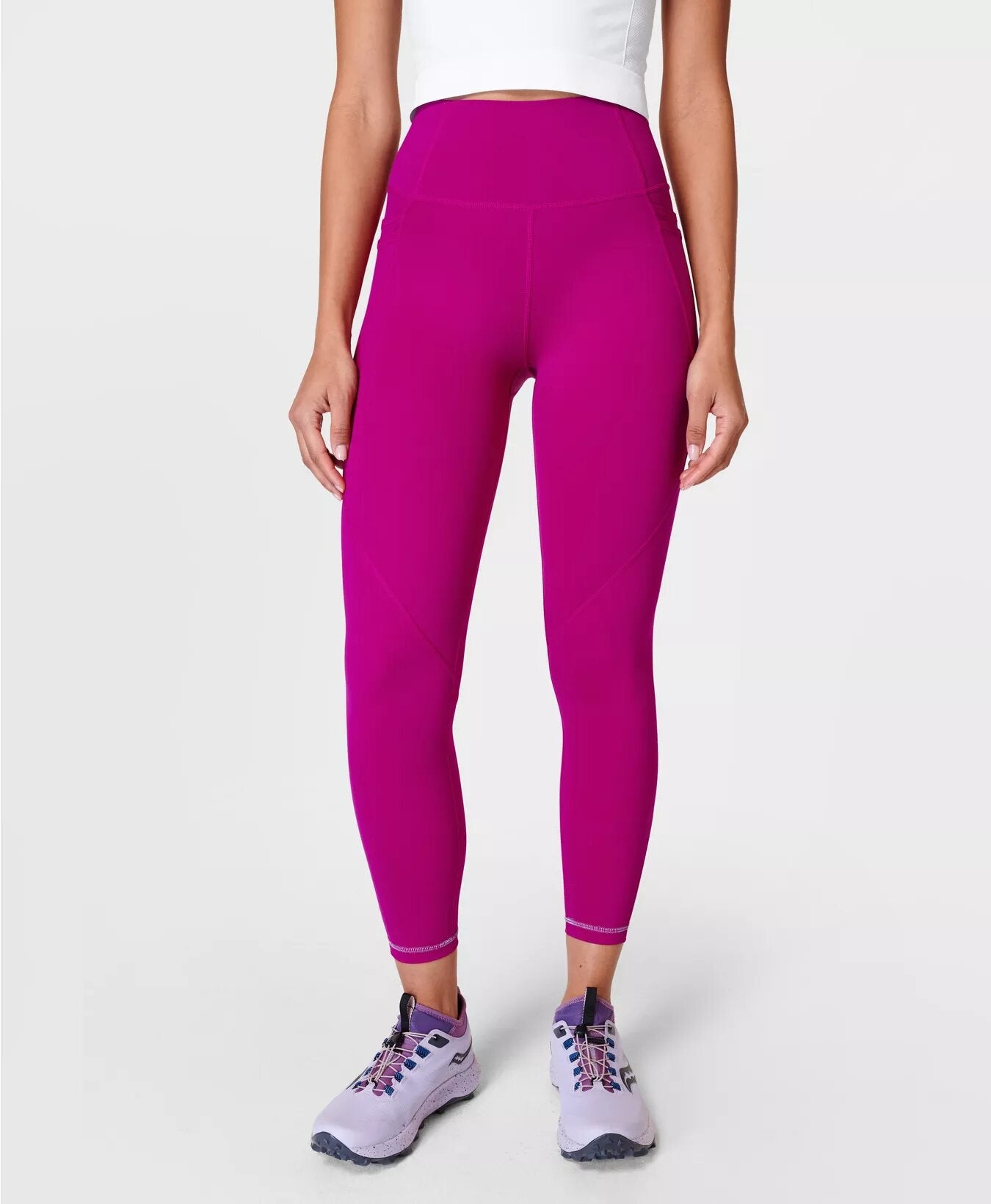 Sweaty Betty + Power Pro 7/8 Gym Leggings – Magenta Fusion Purple
