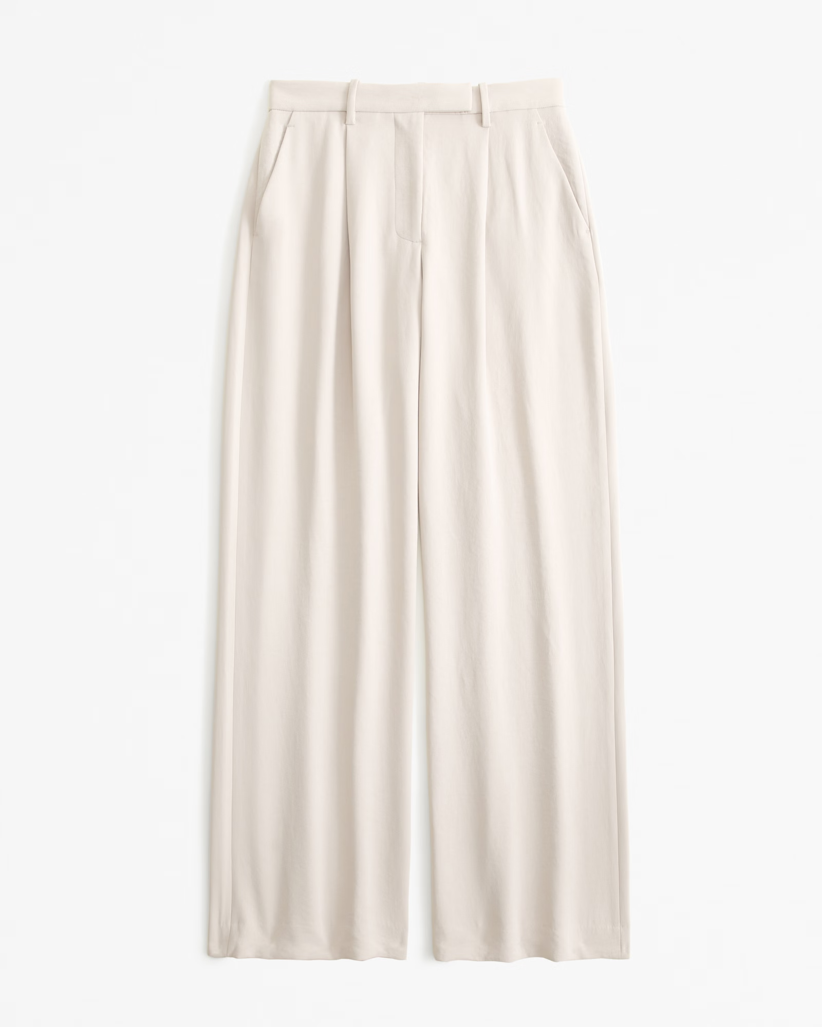 Abercrombie x Jen Reed + Curve Love A&F Harper Tailored Premium Crepe Pant
