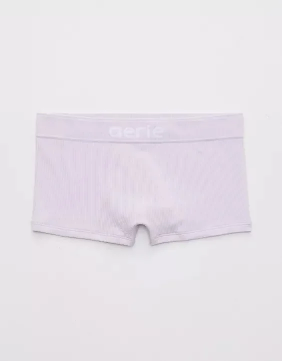 Aerie + Superchill Seamless Logo Boyshort Underwear