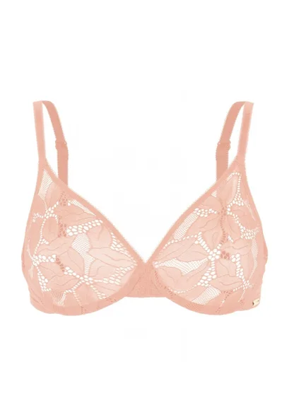 Savage x Fenty + Linking Hearts Embroidery Unlined Lace Balconette Bra