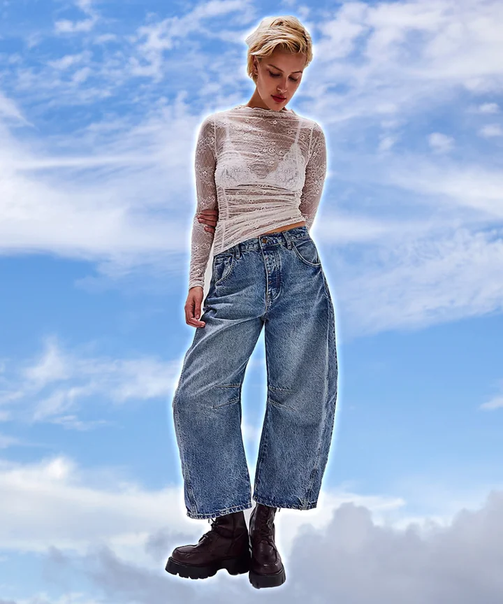 Fashion (White-1)Wide Leg Jeans For Women Blue Loose Pants High @ Best  Price Online