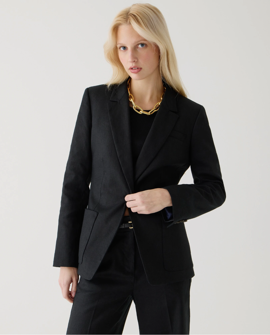 J.Crew + Petite Stretch Linen Helena Blazer