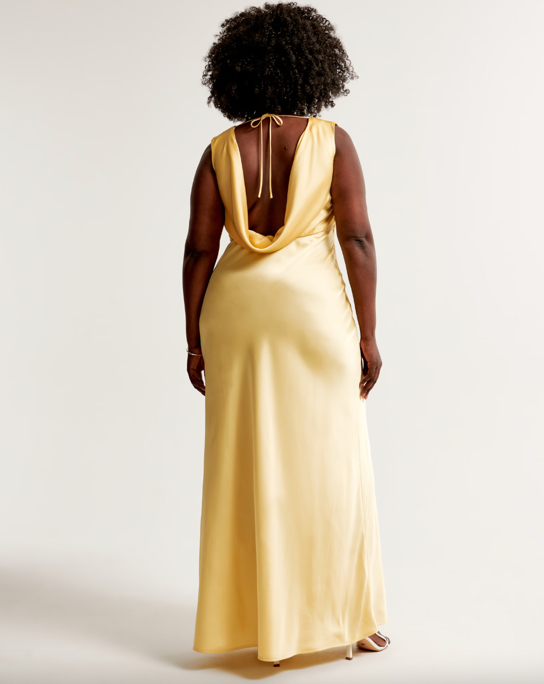 Abercrombie & Fitch + Plunge Cowl Back Maxi Dress