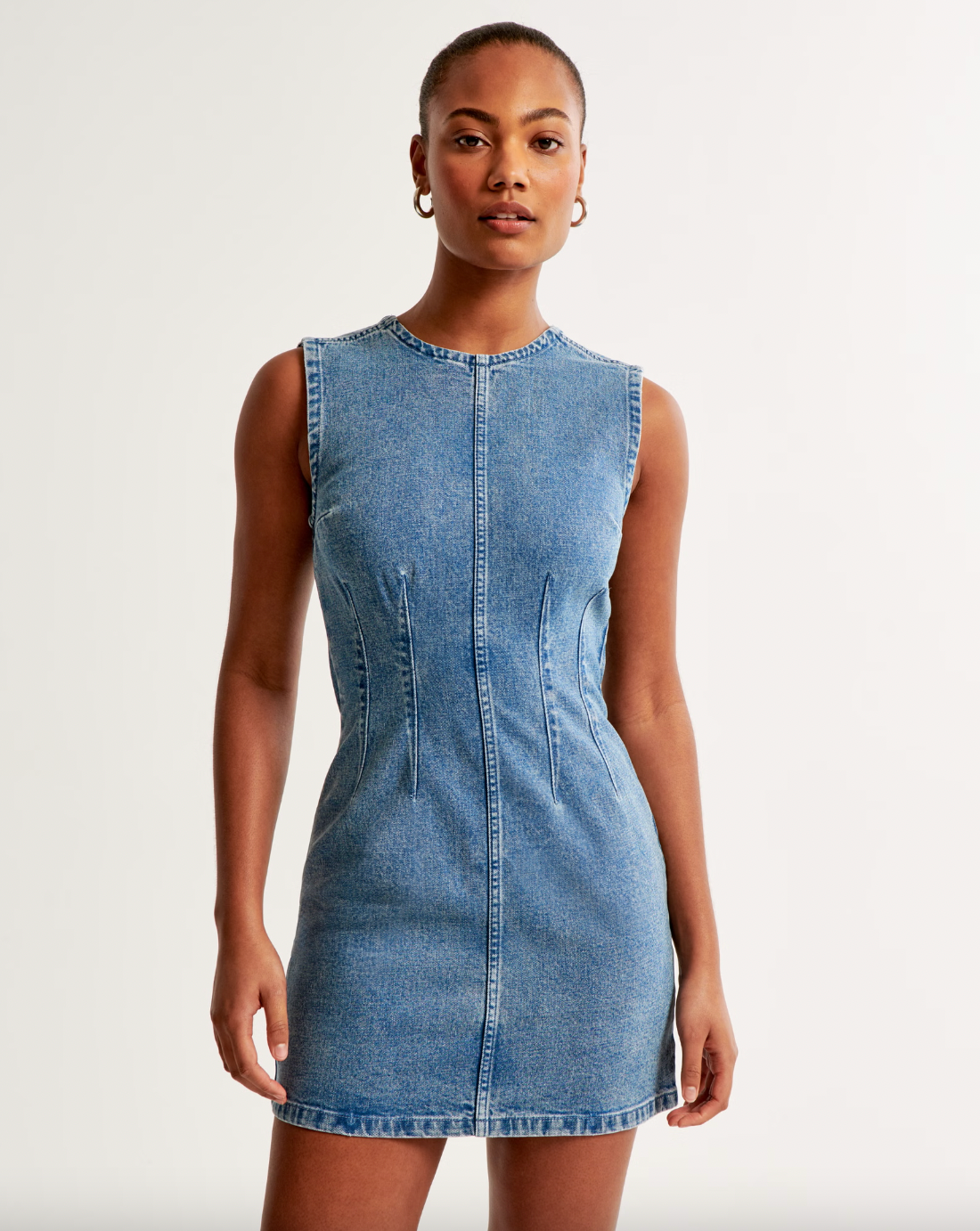 Abercrombie & Fitch + Shell Denim Mini Dress