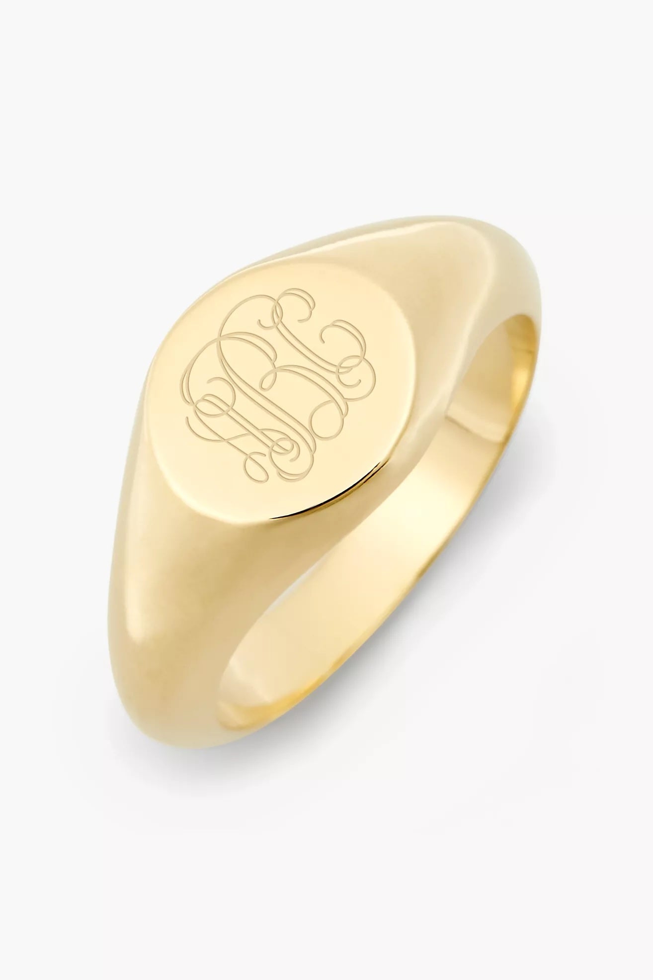 Vintage 14K Gold Greek Key and Monogram Signet Ring – Alpha & Omega Jewelry