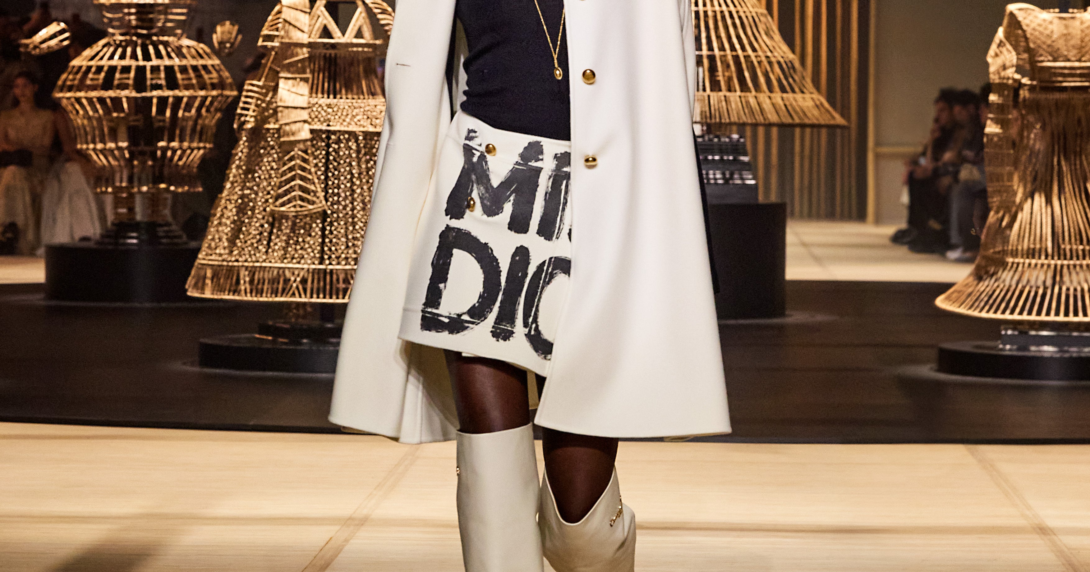 Dior Fall 2024 Show Review Gogo Boots & Miss Dior Logo