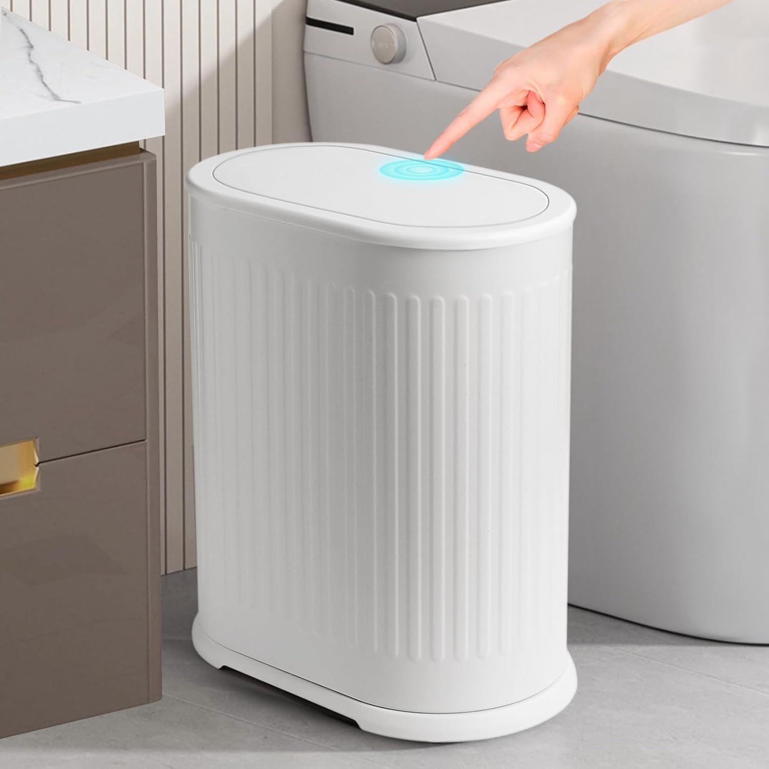 Anzoymx + PushTop Rubbish Bin