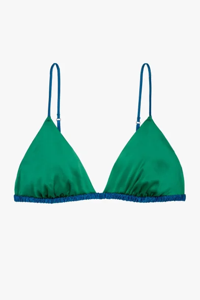 Women's Lace Plunge Push-up Bra - Auden™ Green 32d : Target