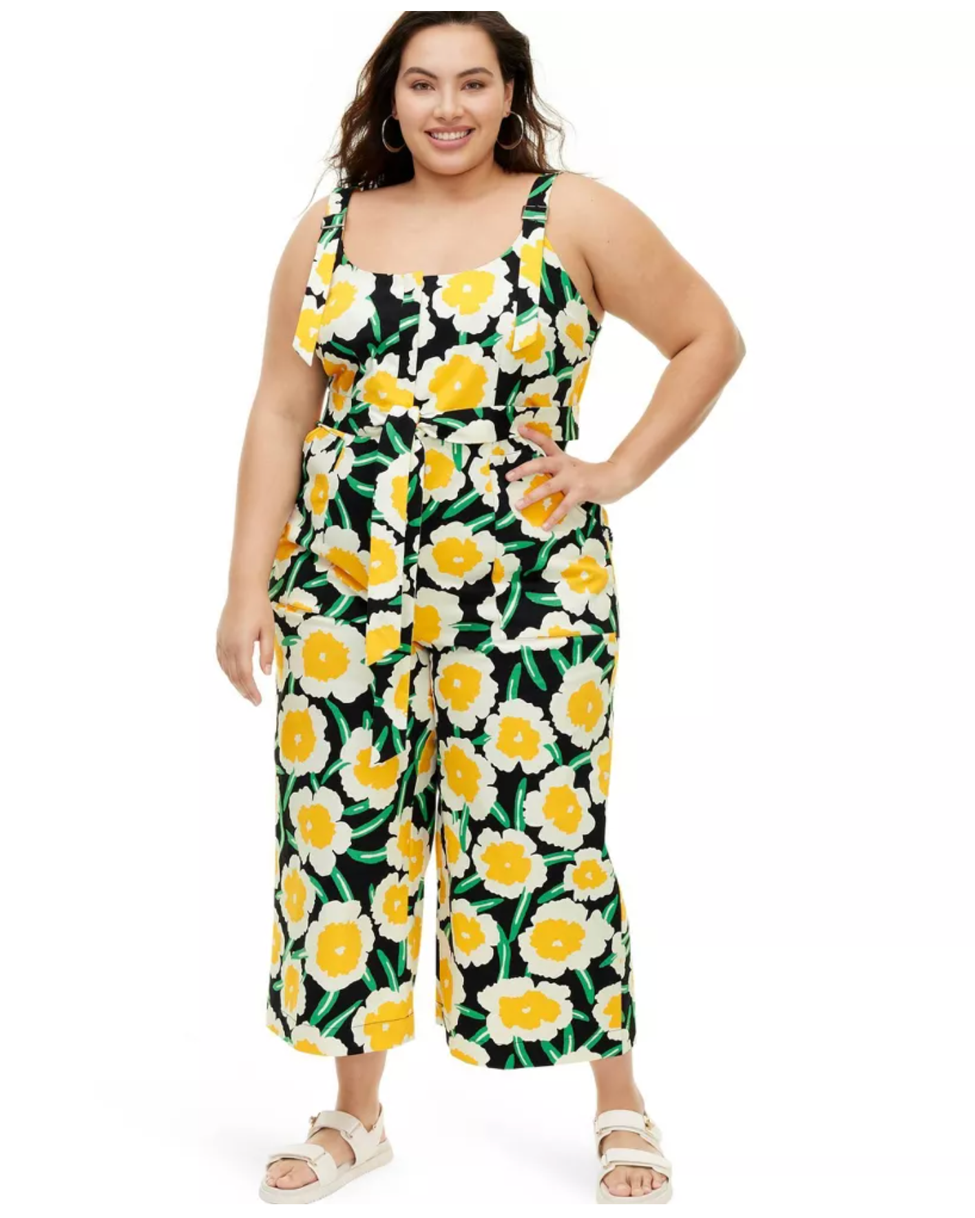 DVF For Target Utility Sleeveless Yellow Poppy Jumpsuit