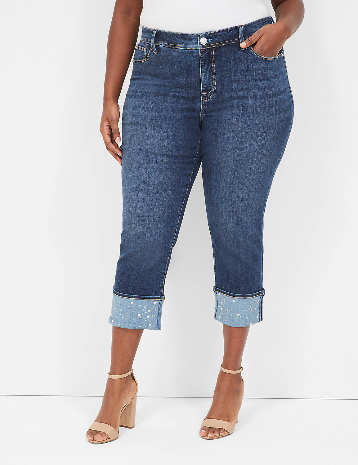 Lane Bryant Seven7 Capris Seven7 Boyfriend Capri Jean With