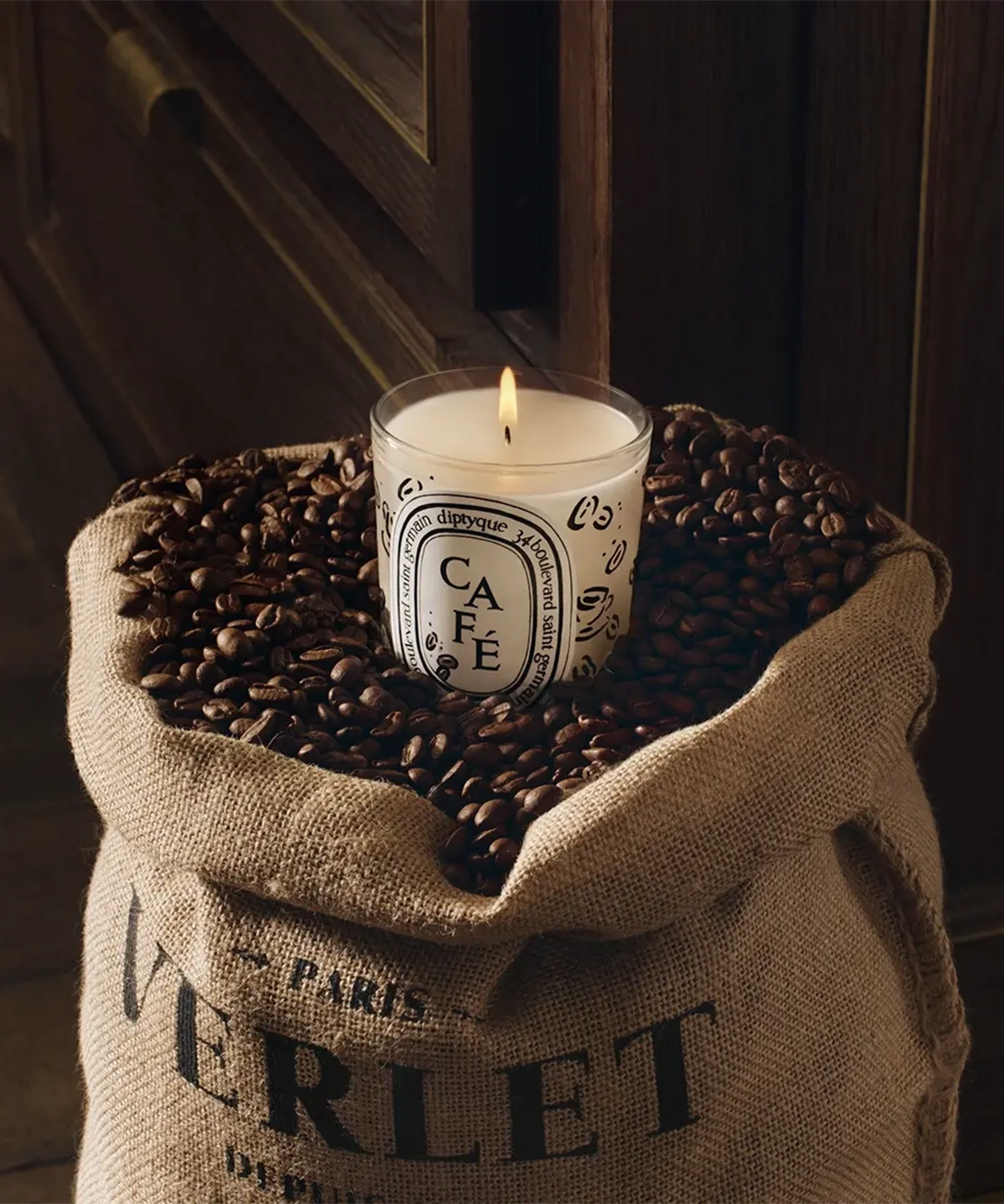 Diptyque + Café Gourmet Scented Candle