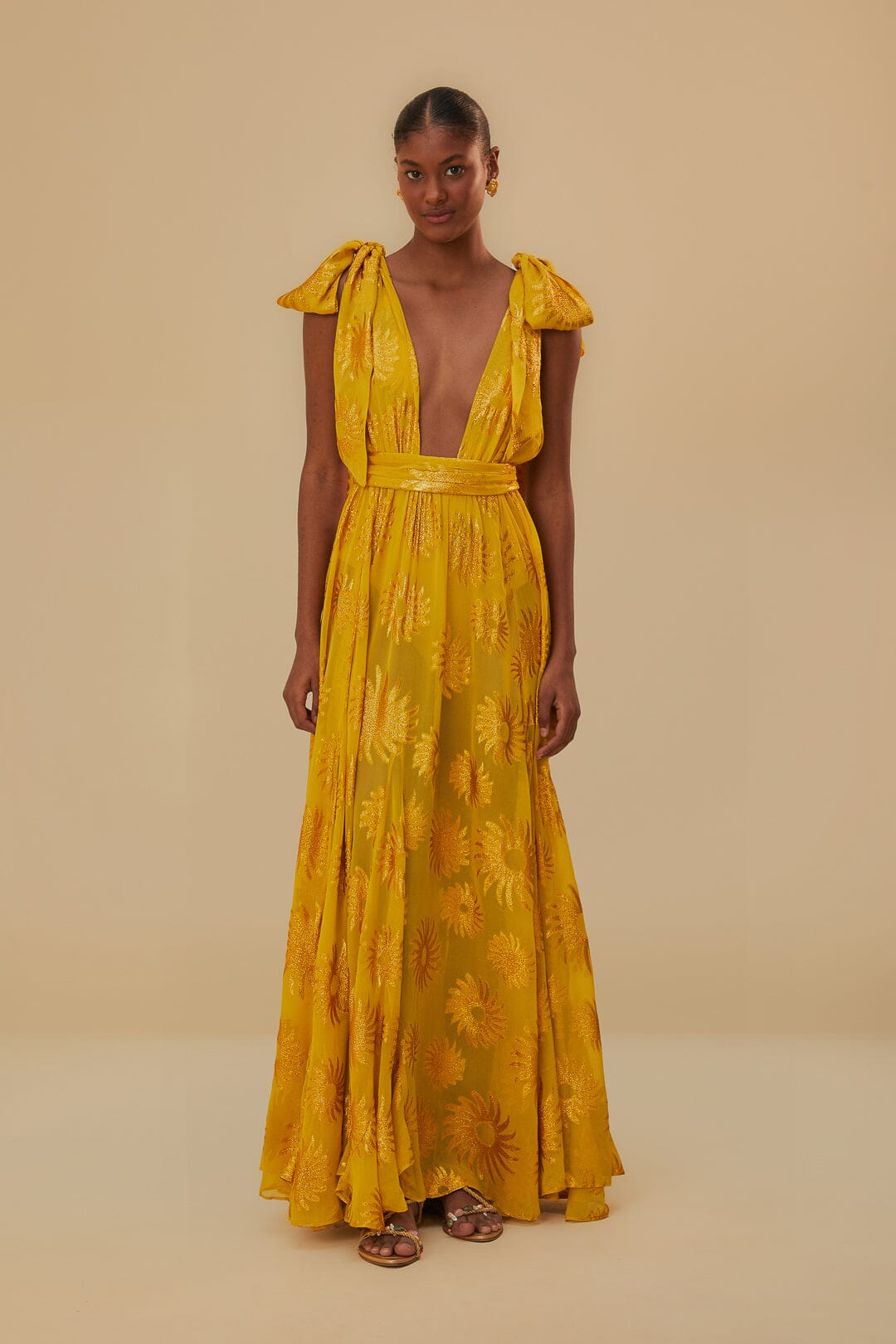 Yellow gold dress clearance
