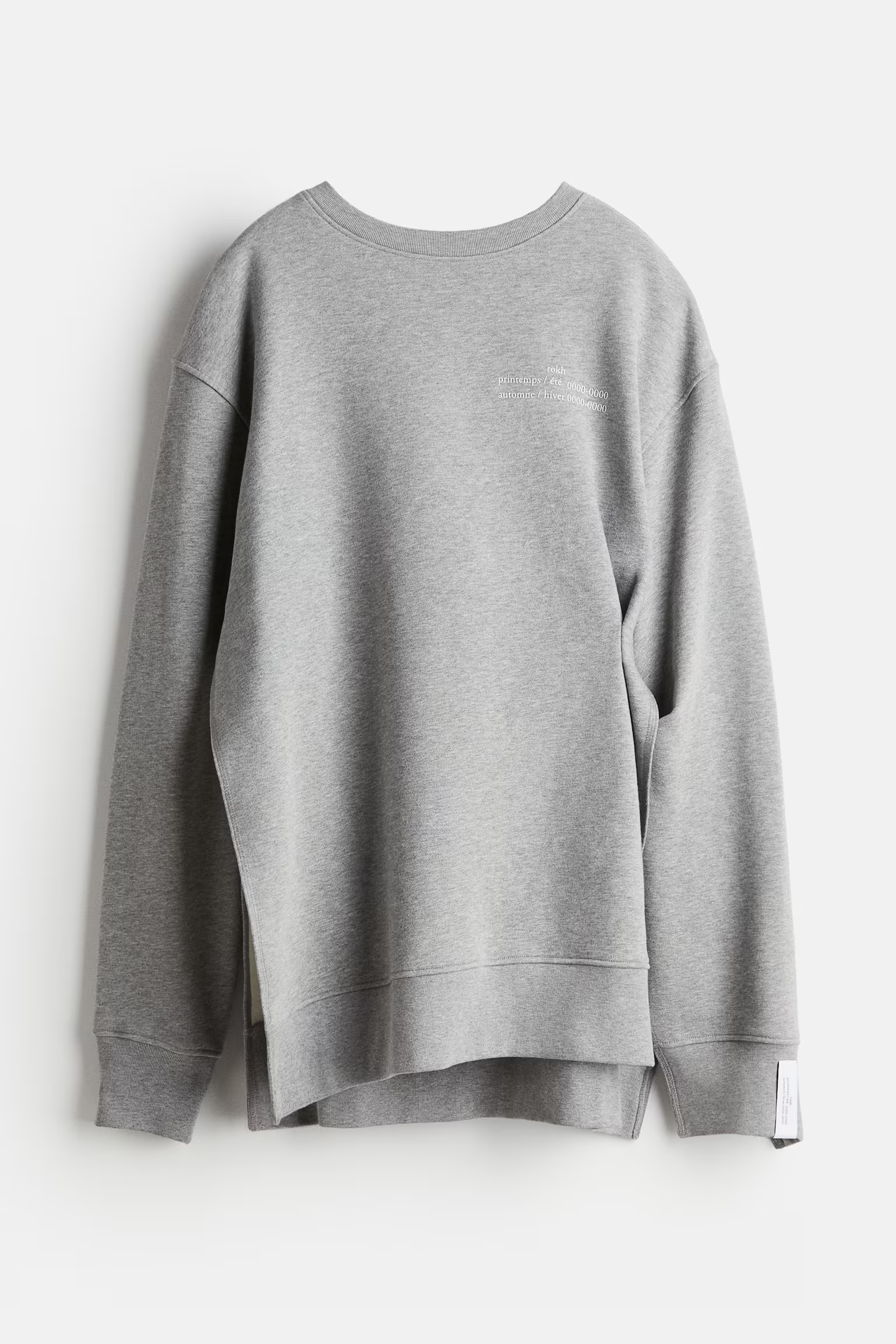 Rokh x H&M + Oversized Sweatshirt with Gathered Detail
