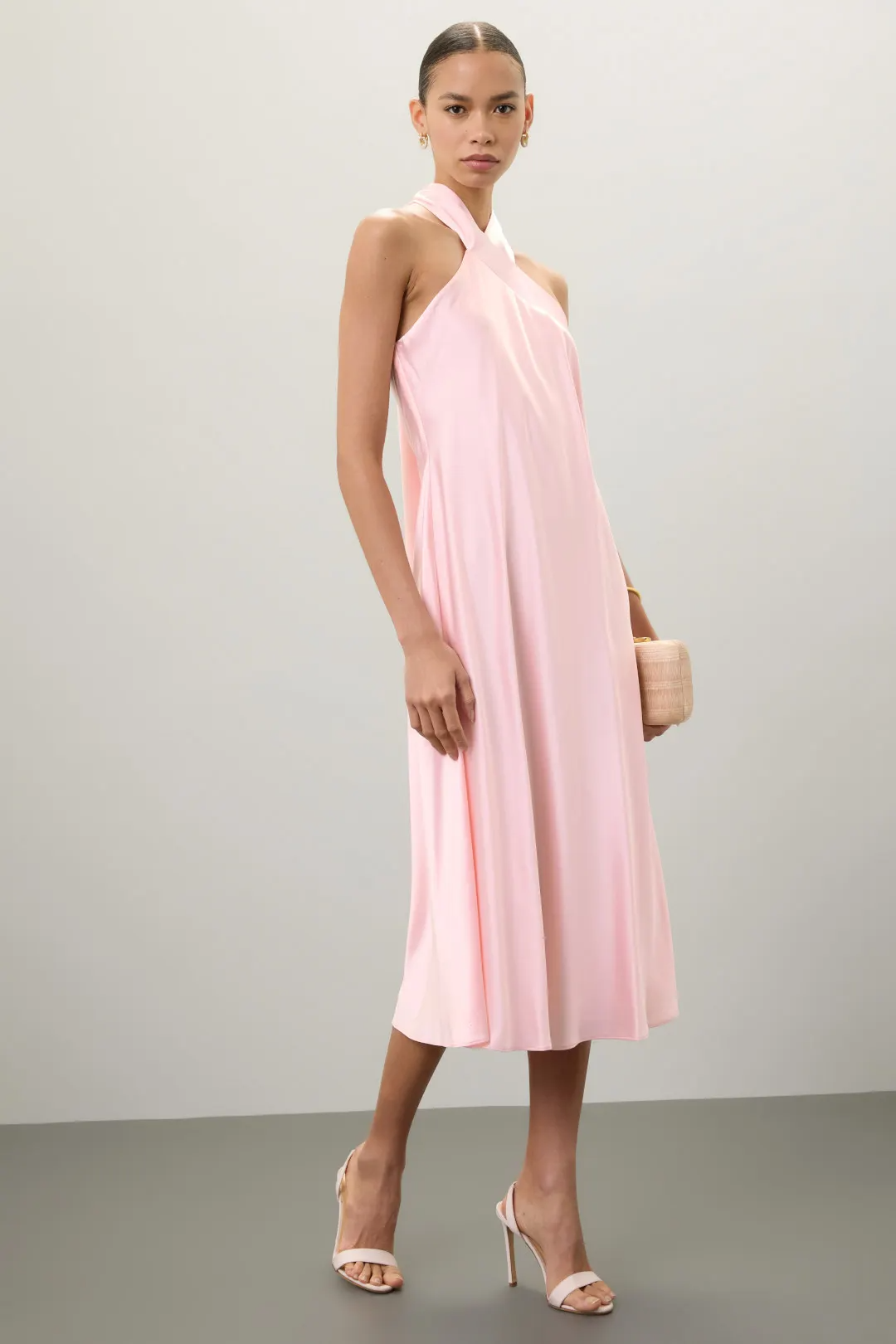 Lauren Ralph Lauren + Prasetijo Halter Midi Dress