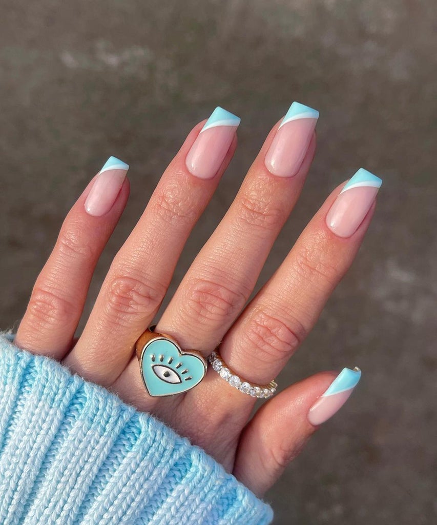 11 Double French Manicure Ideas That Are Cooler Than The Classic