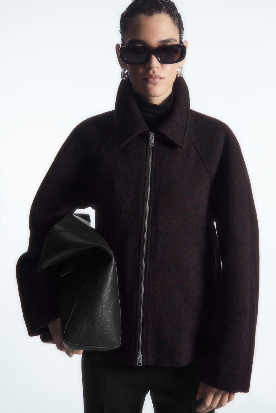 Cos boiled wool jacket outlet