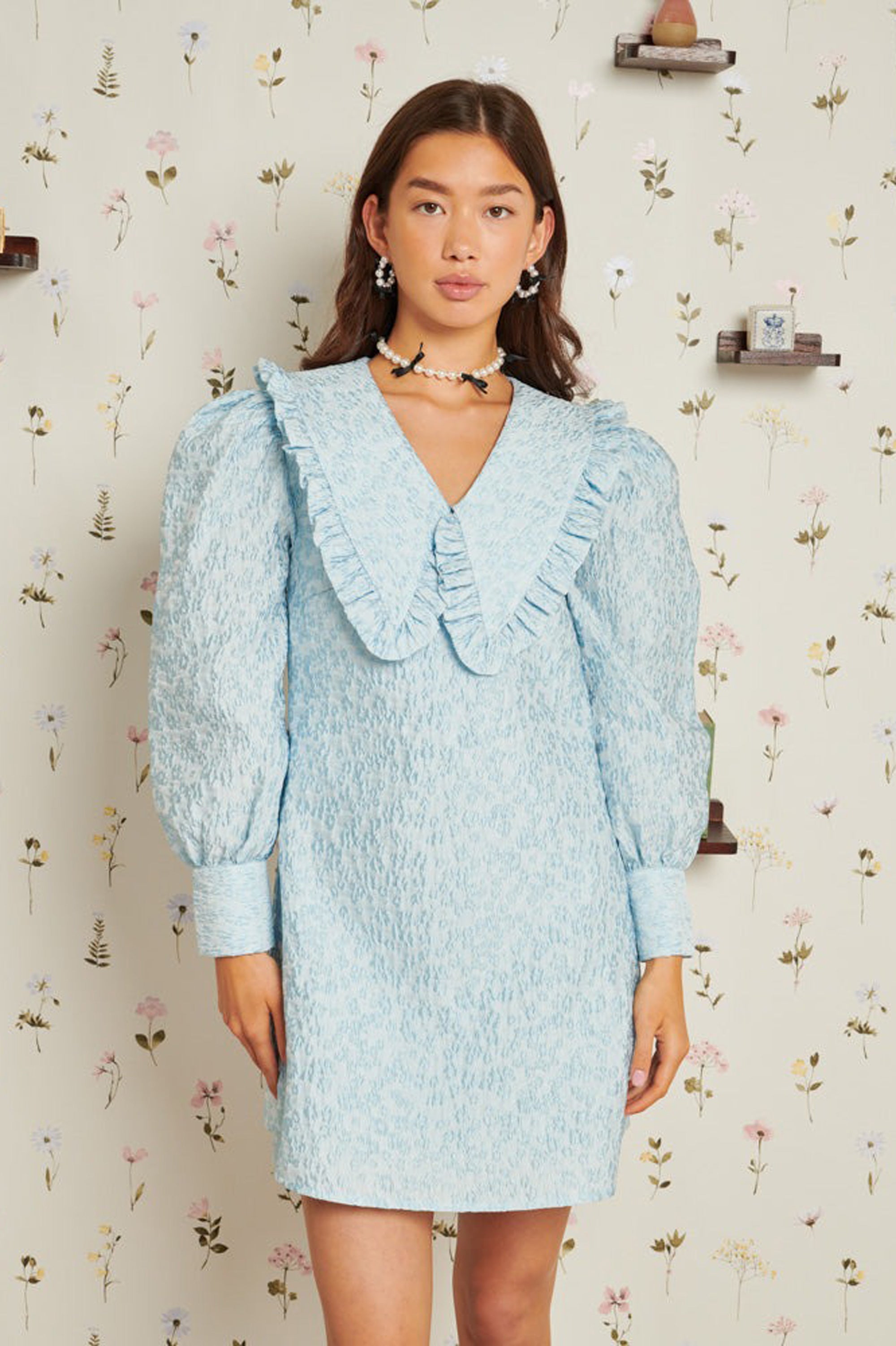 Sister Jane + Keepsake Jacquard Mini Dress
