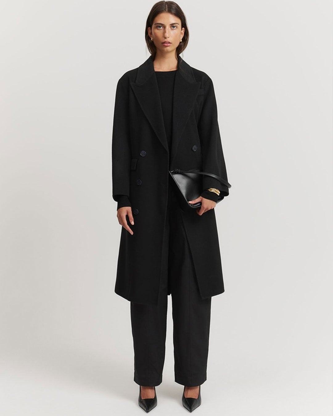 Country Road + Double-Breasted Soft Coat