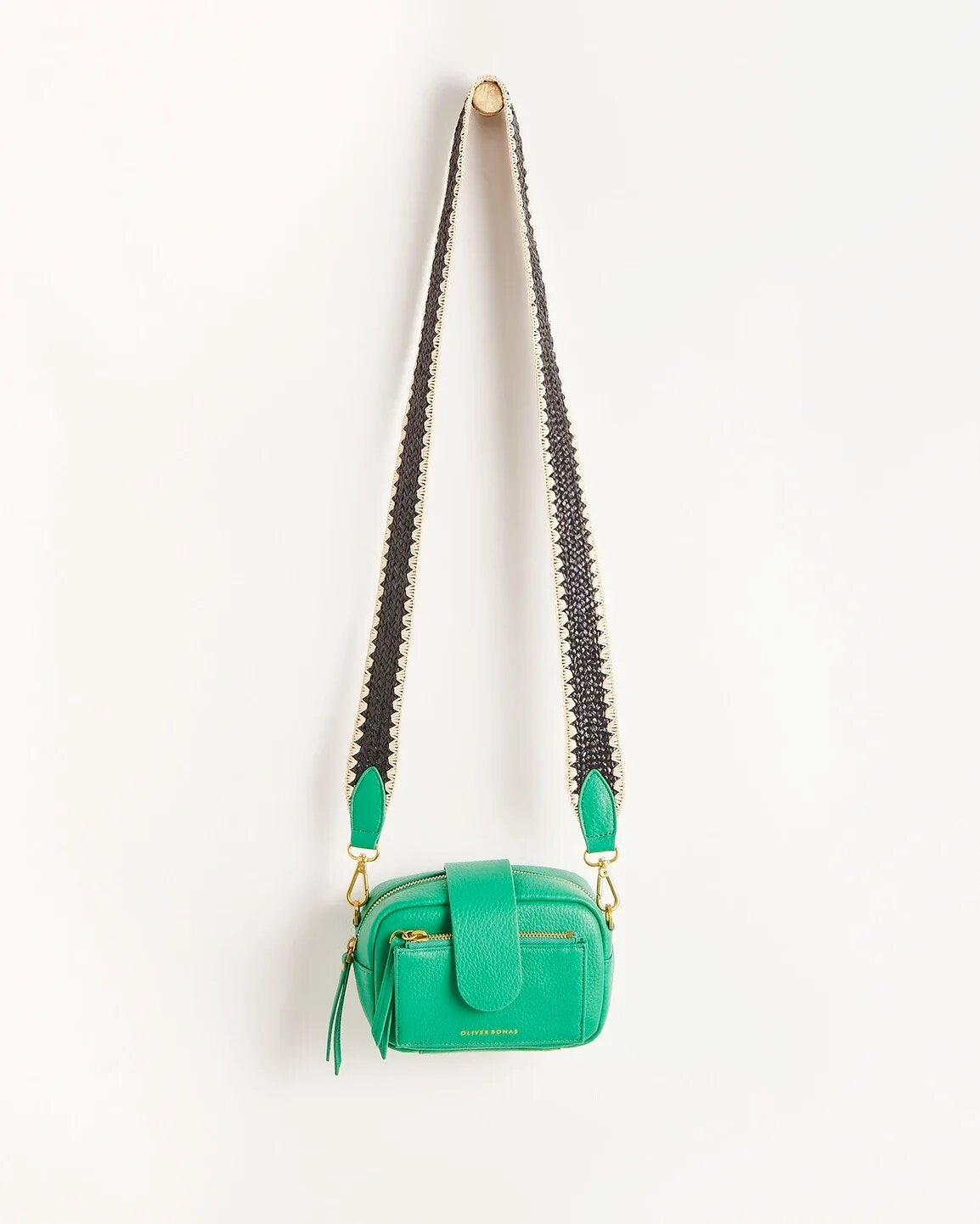 Oliver Bonas + Cora Golf Green Crossbody Bag