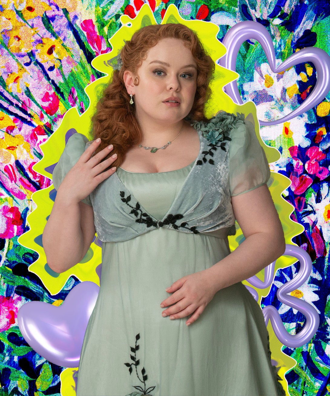 Nicola Coughlan as Penelope Featherington, Bridgerton (Credit: Netflix)