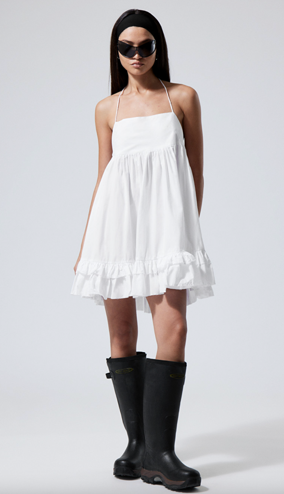 ★ ★ Women's Poplin Sleeveless Mini Dress 47AB00 Sleeveless Cotton Poplin Mini Dress Calvin Klein