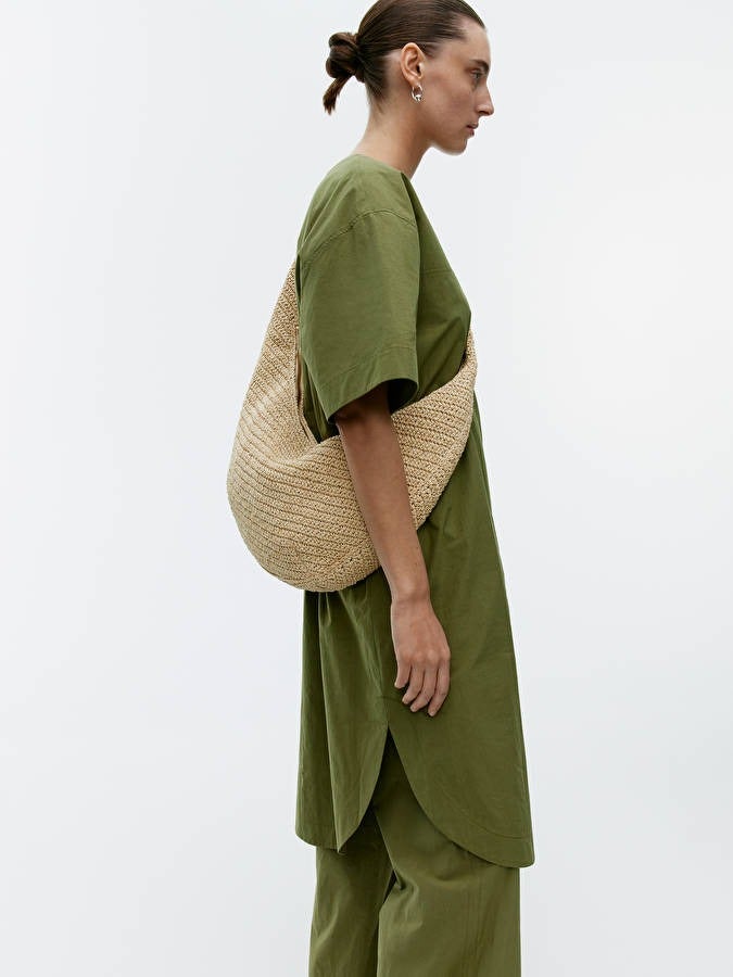 Arket straw bag online