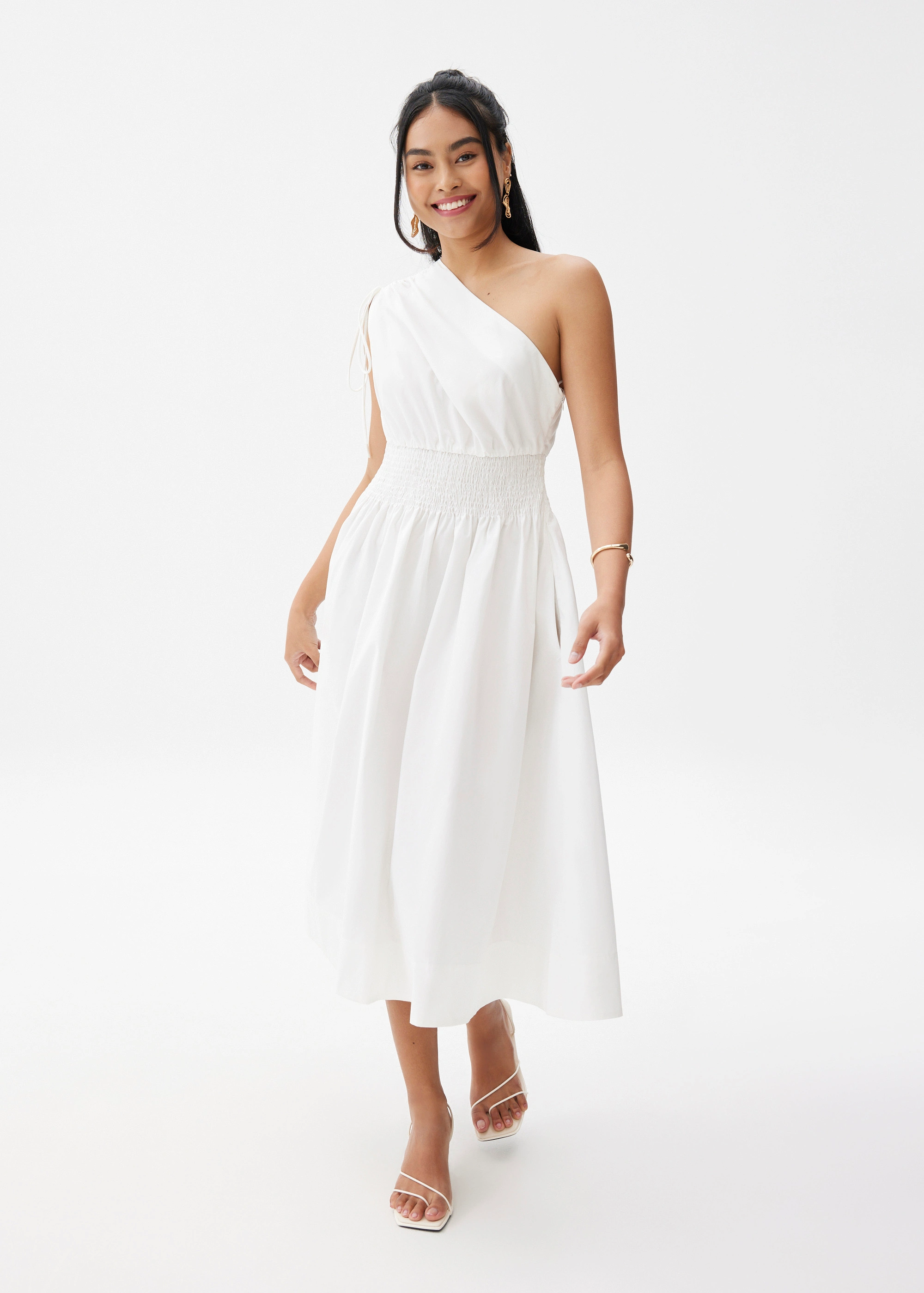 Love Bonito Cotton Toga Fit & Flare Midaxi Dress