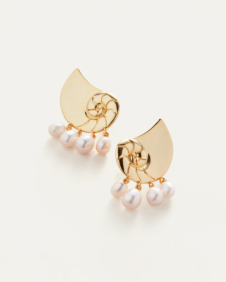 【オシャレ】MEJURI メジュリ Bold Pearl Huggies ピアス Mejuri + Bold Pearl Huggies