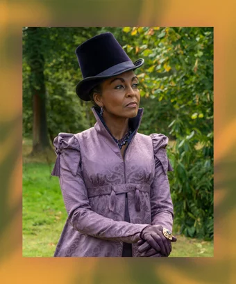Adjoa Andoh as Lady Danbury in Bridgerton